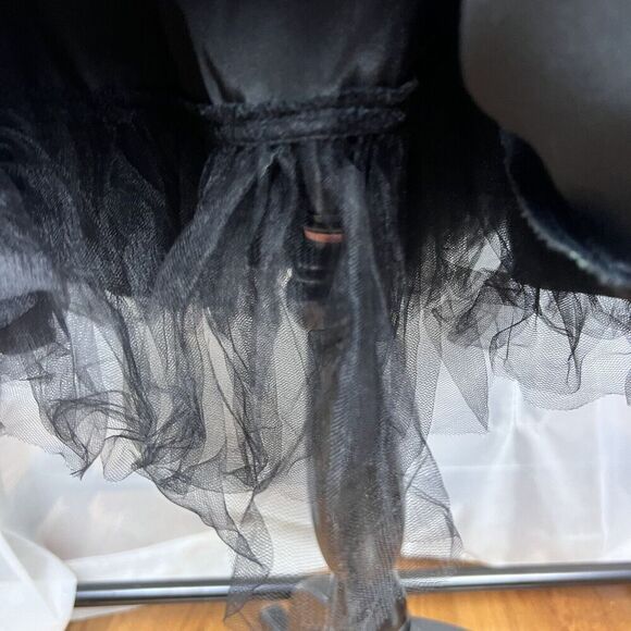 Vintage Jessica Mcclintock Gunne Sax polka dot tea length dress 13/14 pinup - Picture 5 of 8